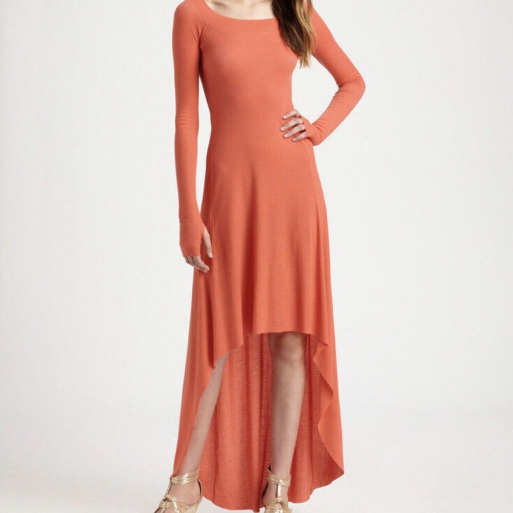 BCBG Maxazria AURELA High -Lo Maxi Dress